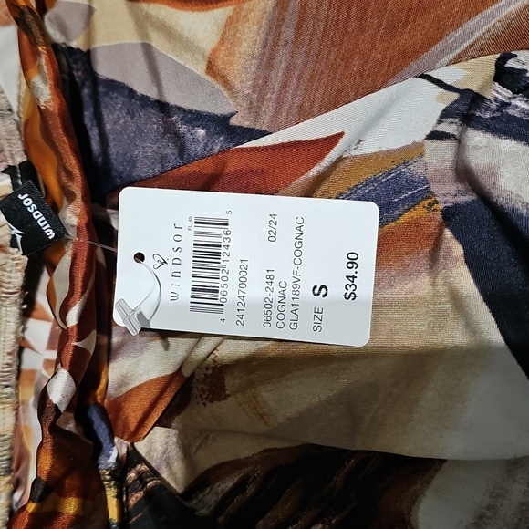 Windsor Leaf Print Wide Leg Pants - Picture 5 of 5